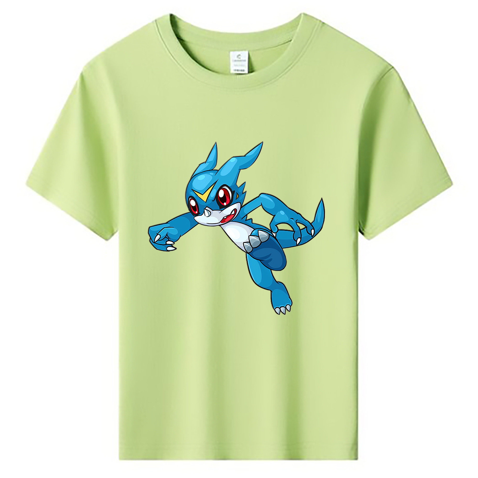 （画像用） Digimon デジタルモンスター/デジモン 綿100％キッズTシャツ（フロントプリント）